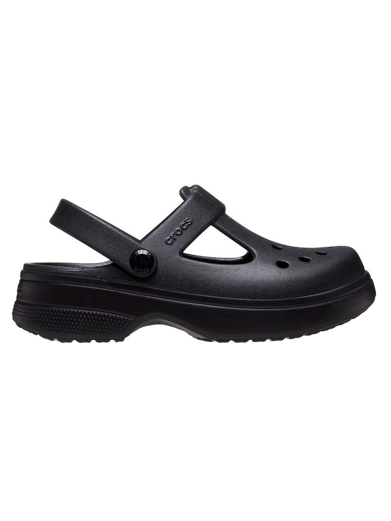 Zueco-Infantil-Mary-Jane-Negro-Crocs
