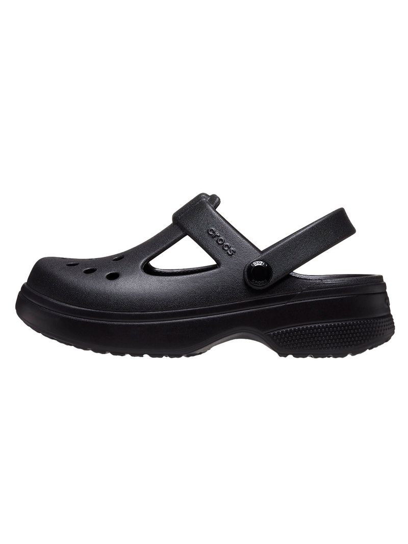 Zueco-Infantil-Mary-Jane-Negro-Crocs