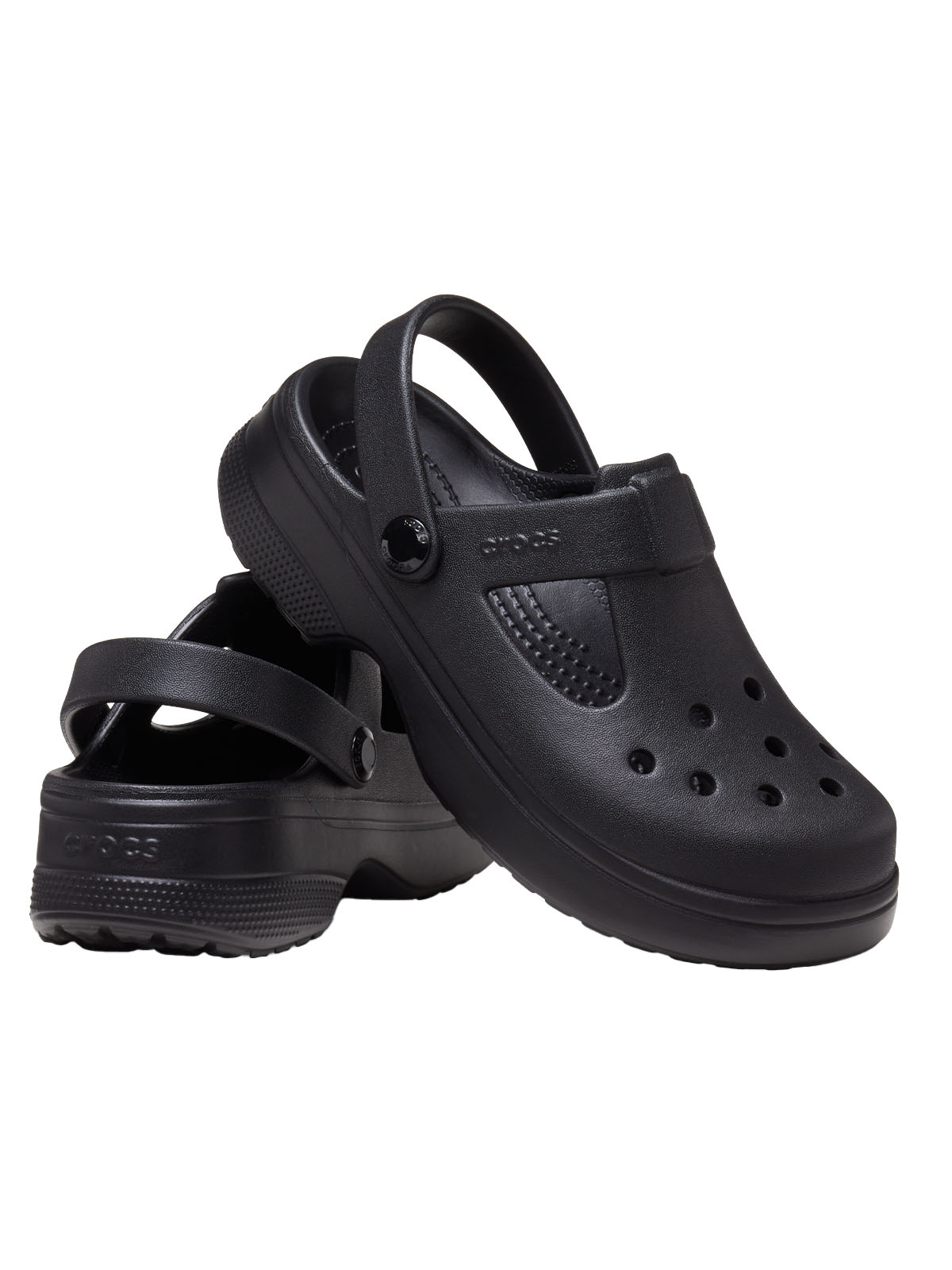 Zueco Infantil Mary Jane Negro Crocs
