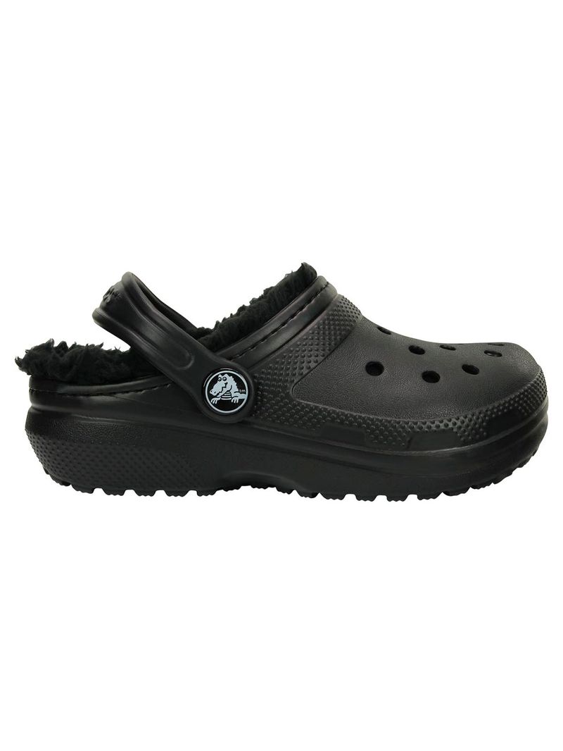 Zueco-Infantil-Classic-Lined-K-Negro-Crocs