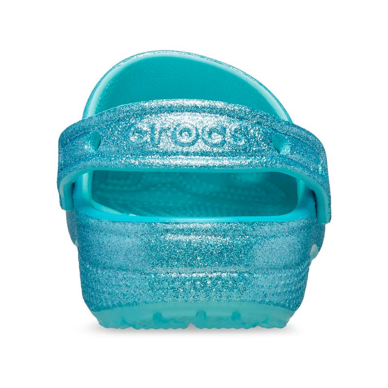 Zueco Infantil Classic Clog Frozen Elsa Celeste Crocs