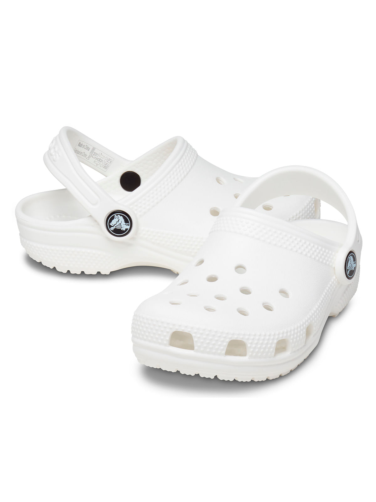 Zueco Infantil Toddler Classic Clog Blanco Crocs