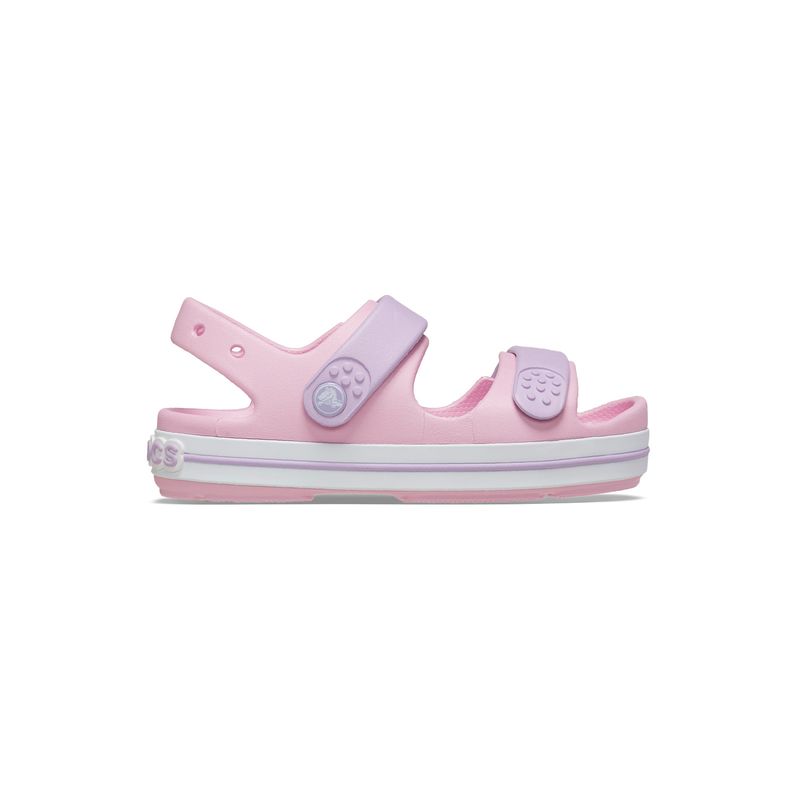 Sandalia Unisex Infantil Crocband Cruiser Rosado Crocs