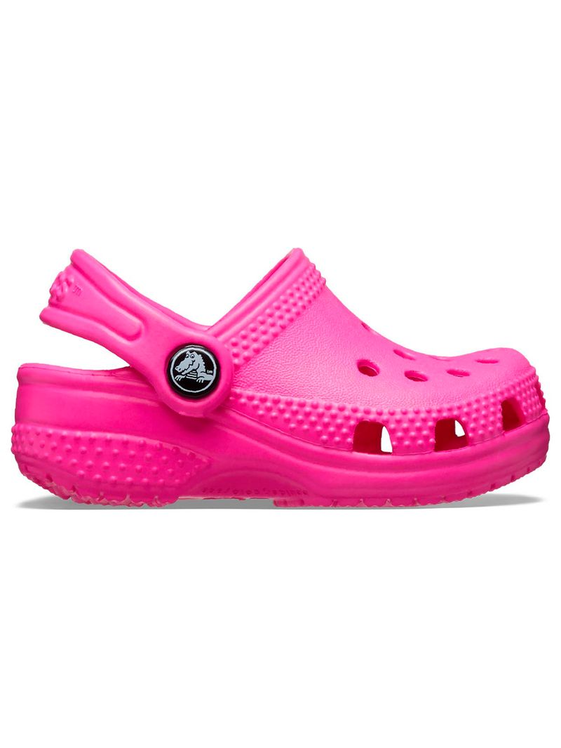 Zueco-Bebe-Toddler-Fucsia-Crocs-Talla-Unica