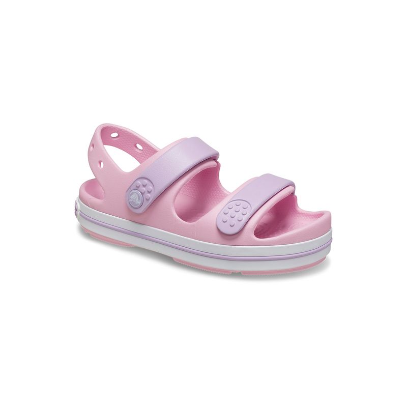 Sandalia Unisex Infantil Crocband Cruiser Rosado Crocs