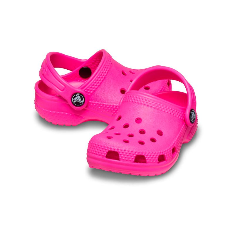 Zueco Bebé Toddler Fucsia Crocs Talla Única