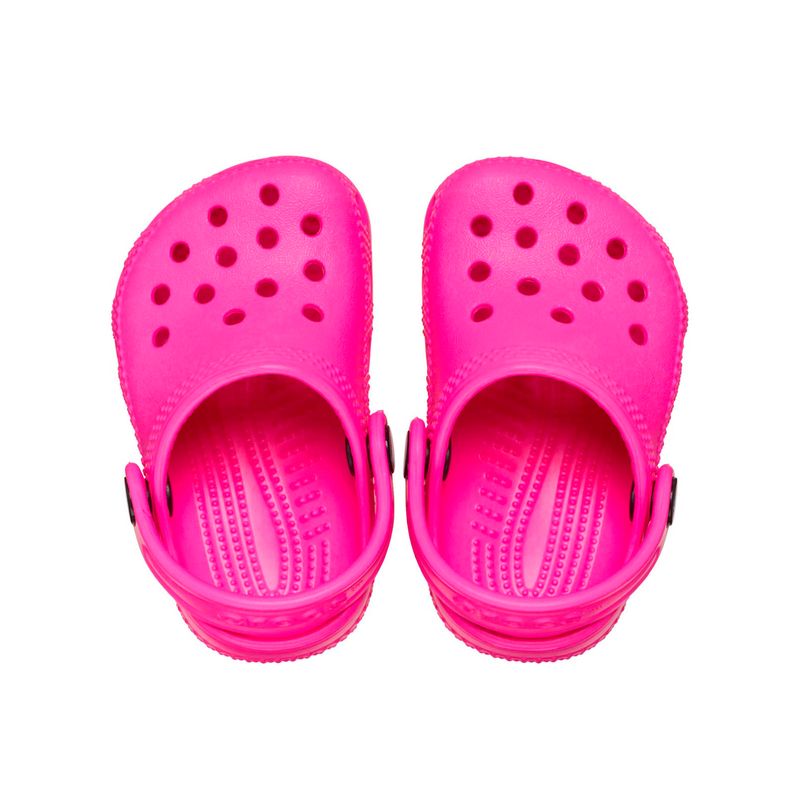 Zueco Bebé Toddler Fucsia Crocs Talla Única