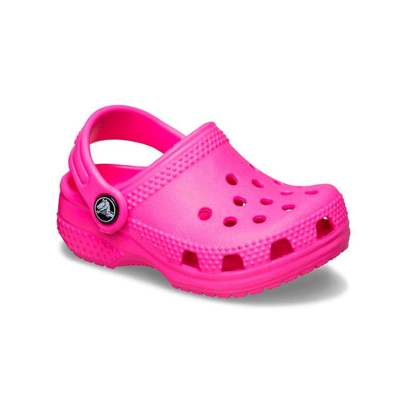 Zueco Bebé Toddler Fucsia Crocs Talla Única