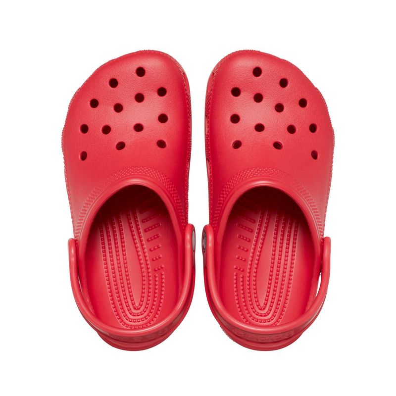 Zueco Infantil Toddler Classic Clog Rojo Crocs