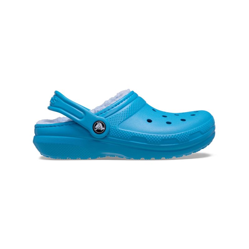 Zueco Infantil Classic Lined K Azul Crocs