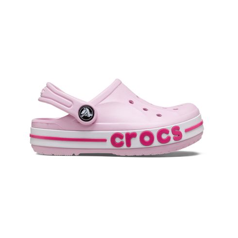 Zueco Niños Grandes Bayaband Clog Rosa Crocs