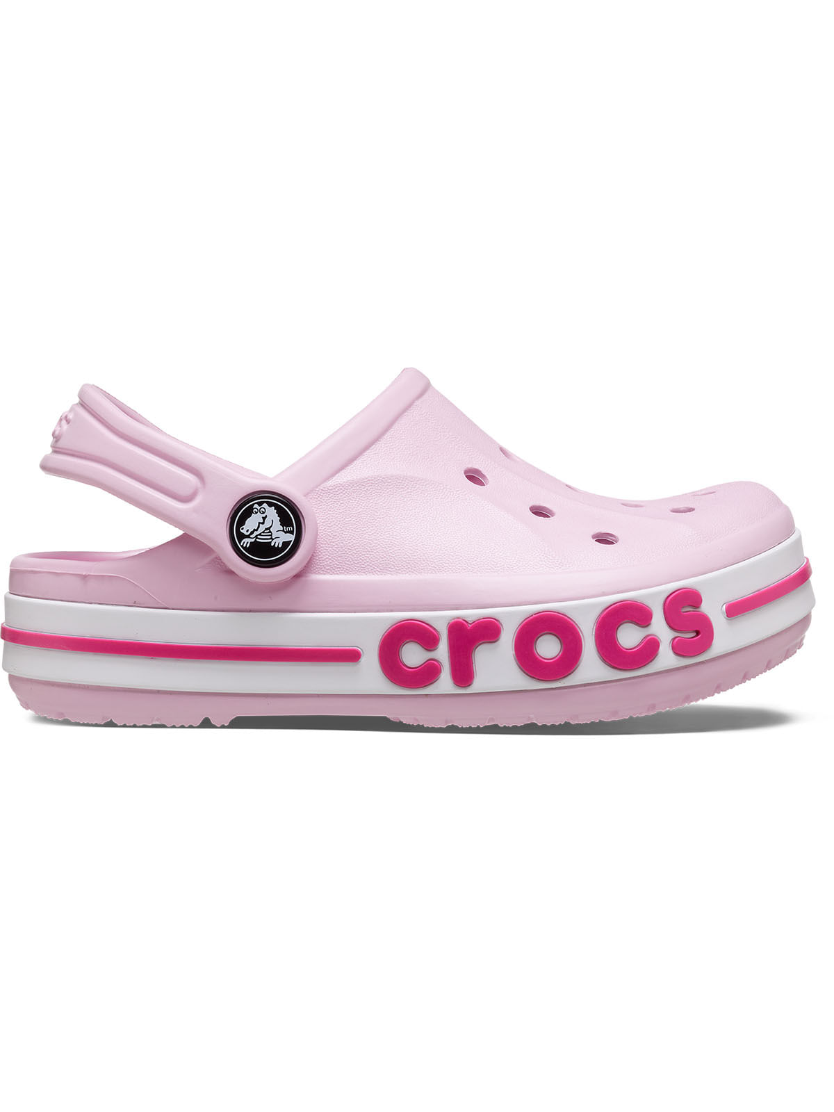 Zueco Infantil Bayaband Clog Rosa Crocs