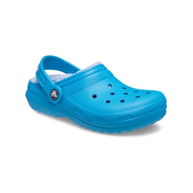Zueco Infantil Classic Lined K Azul Crocs