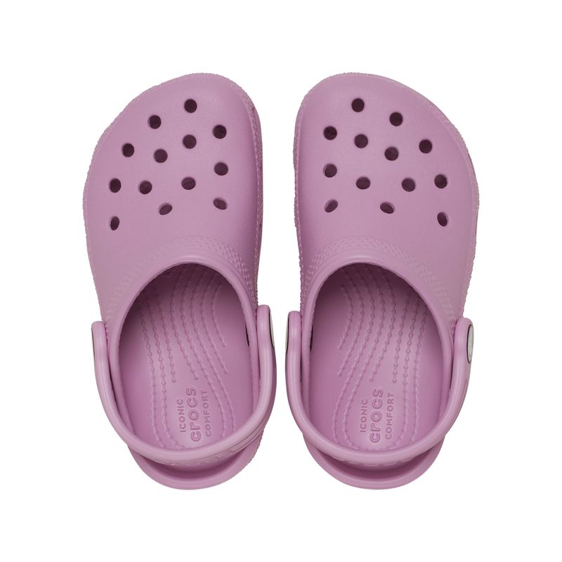 Zueco Infantil Classic Clog K Morado Crocs