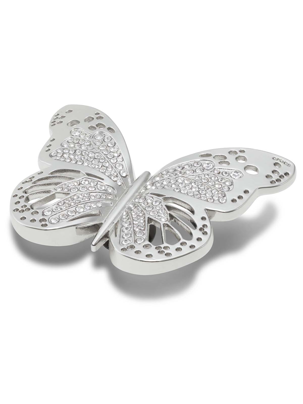 Jibbitz Mariposa Plateada Crocs
