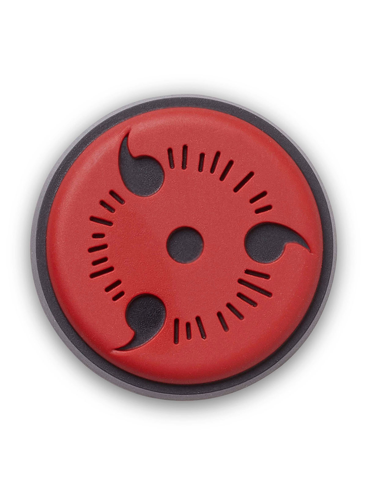 Jibbitz Símbolo de Naruto Rojo Crocs