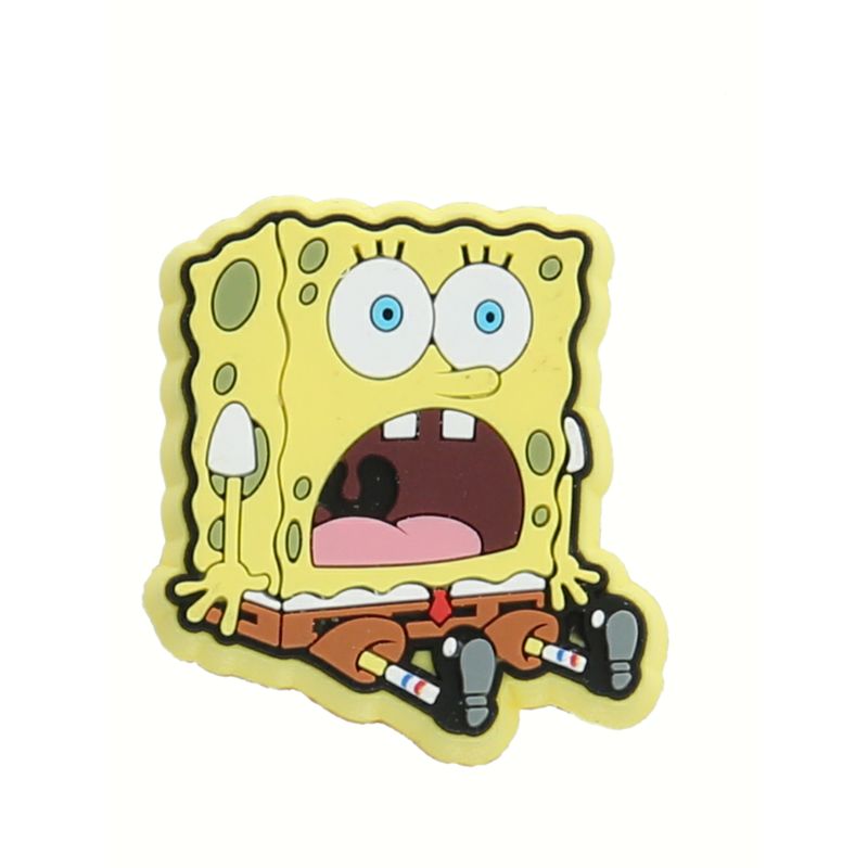 Jibbitz Bob Esponja En Amarillo Crocs