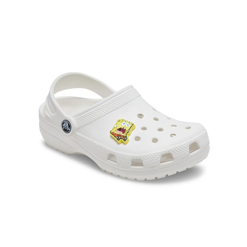 Jibbitz Bob Esponja En Amarillo Crocs