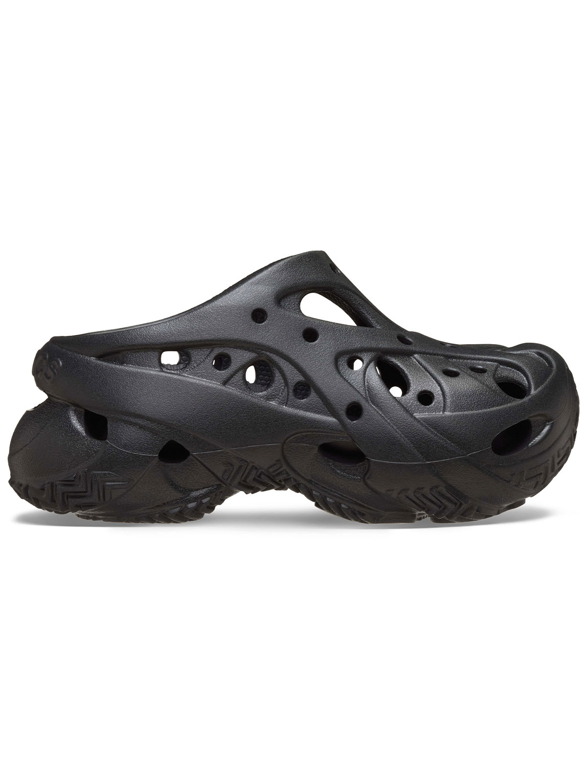 Zueco Unisex Caged Clog Plataforma Negro Crocs