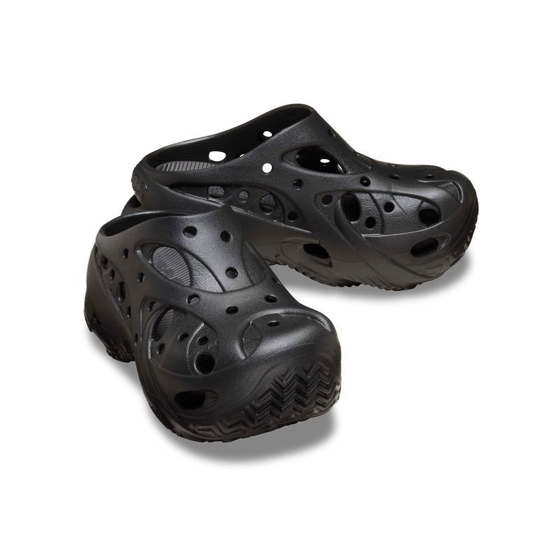 Zueco Unisex Caged Clog Plataforma Negro Crocs