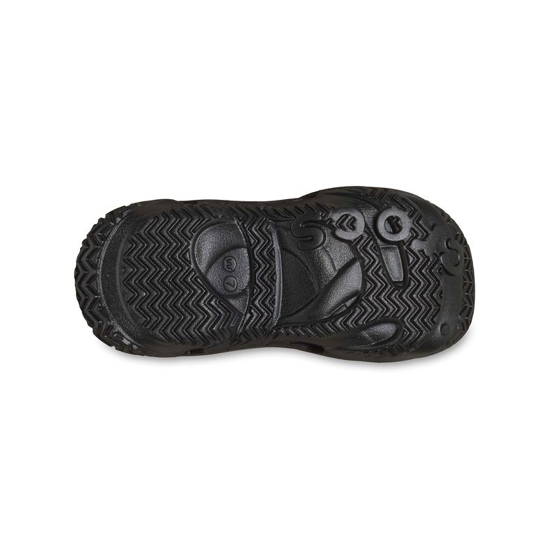 Zueco Unisex Caged Clog Plataforma Negro Crocs