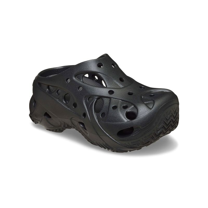 Zueco Unisex Caged Clog Plataforma Negro Crocs