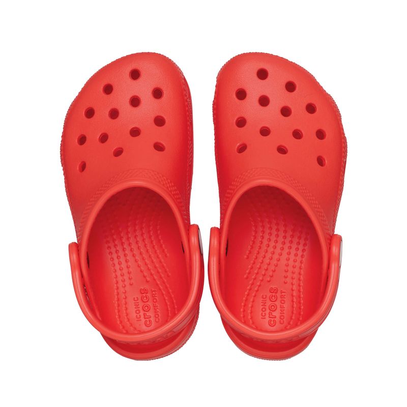 Zueco Niño Classic Clog T Rojo Crocs