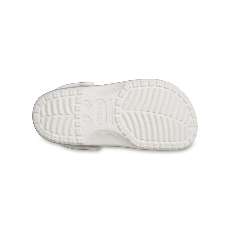 Zueco Unisex Classic Iridescent Blanco Crocs