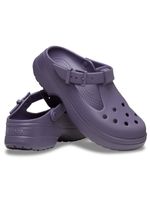 Zueco-Mujer-Mary-Jane-Morado-Crocs