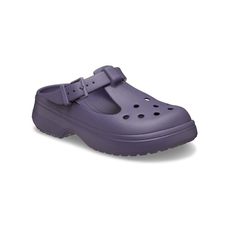 Zueco Mujer Mary Jane Morado Crocs