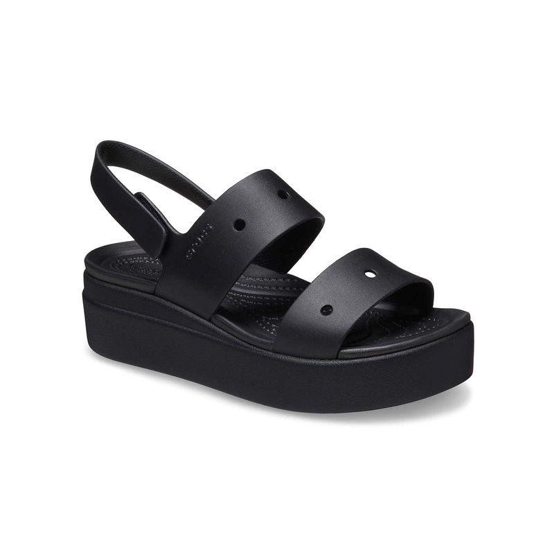 Sandalia Mujer Brooklyn 4u Negro Crocs