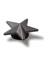 Jibbitz-Estrella-Gunmetal-Punk-Negro-Crocs