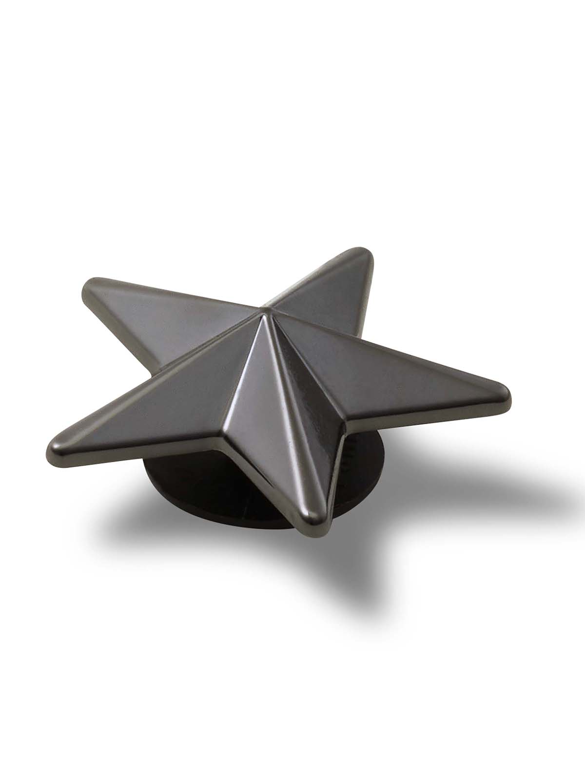 Jibbitz Estrella Gunmetal Punk Negro Crocs