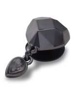 Jibbitz-Corazon-Gunmetal-Punk-Negro-Crocs