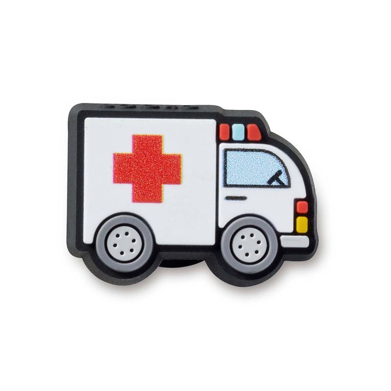 Jibbitz Mini Ambulancia Blanco Crocs
