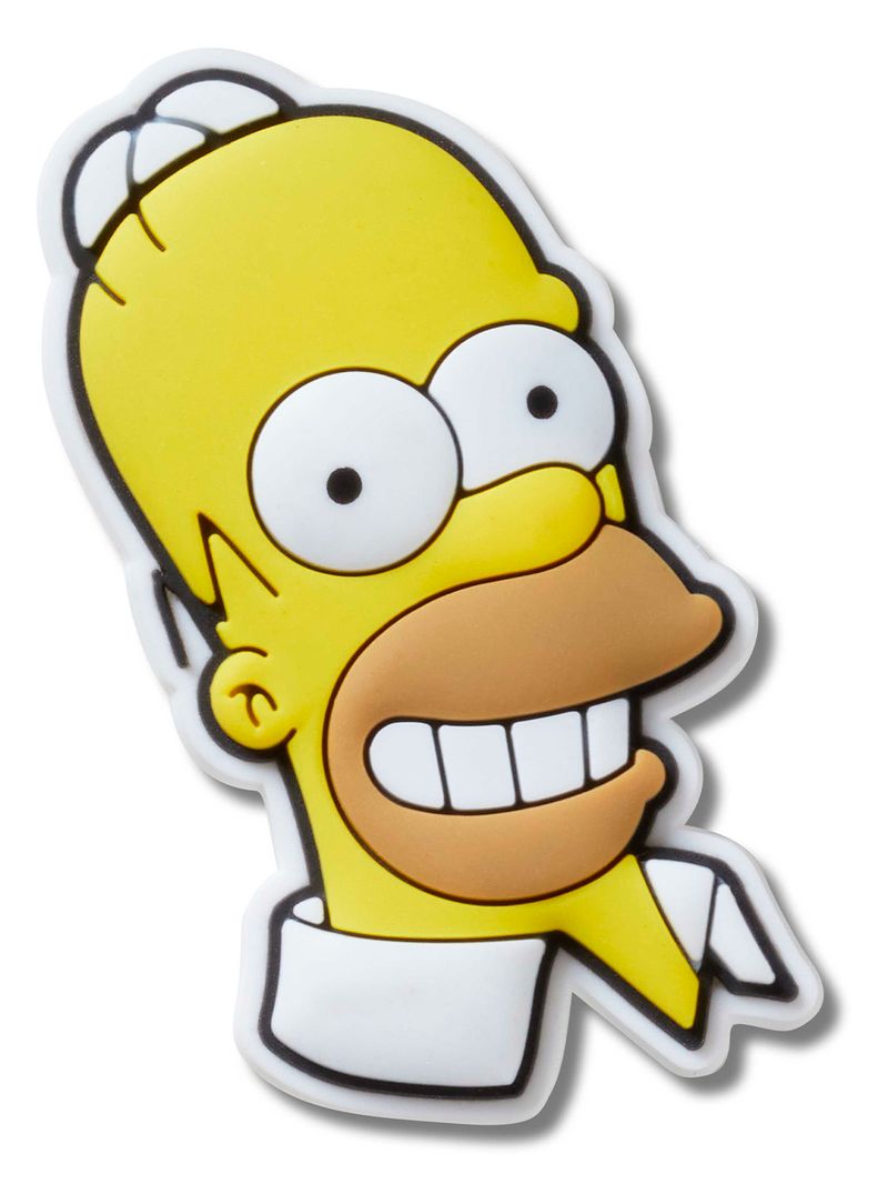 Jibbitz-Homero-de-Los-Simpsons-Amarillo-Crocs