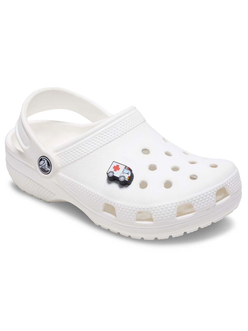 Jibbitz-Mini-Ambulancia-Blanco-Crocs