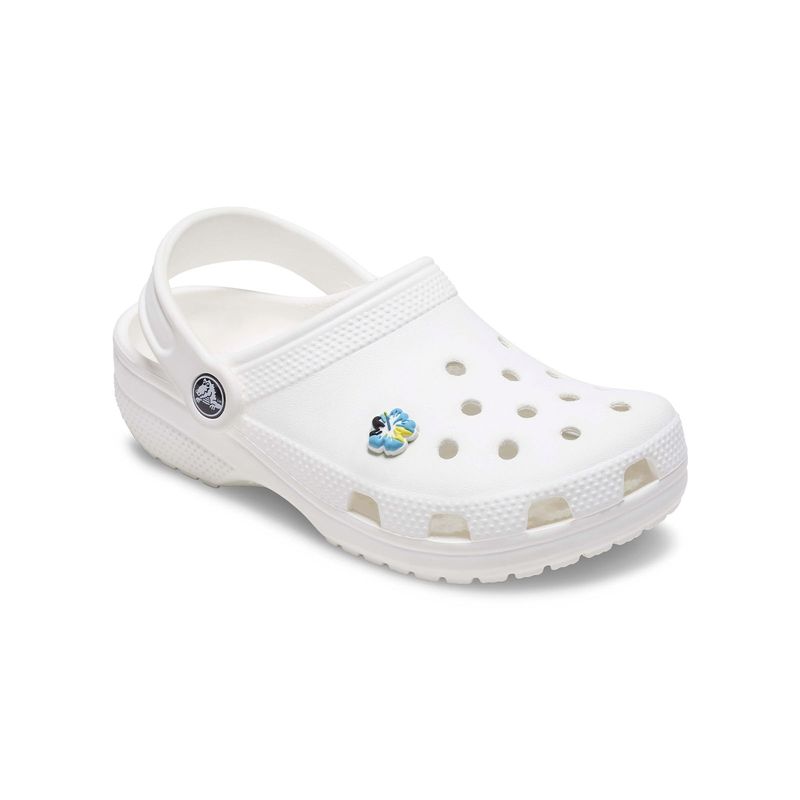 Jibbitz-Flor-Hibisco-Colorido-Celeste-Crocs