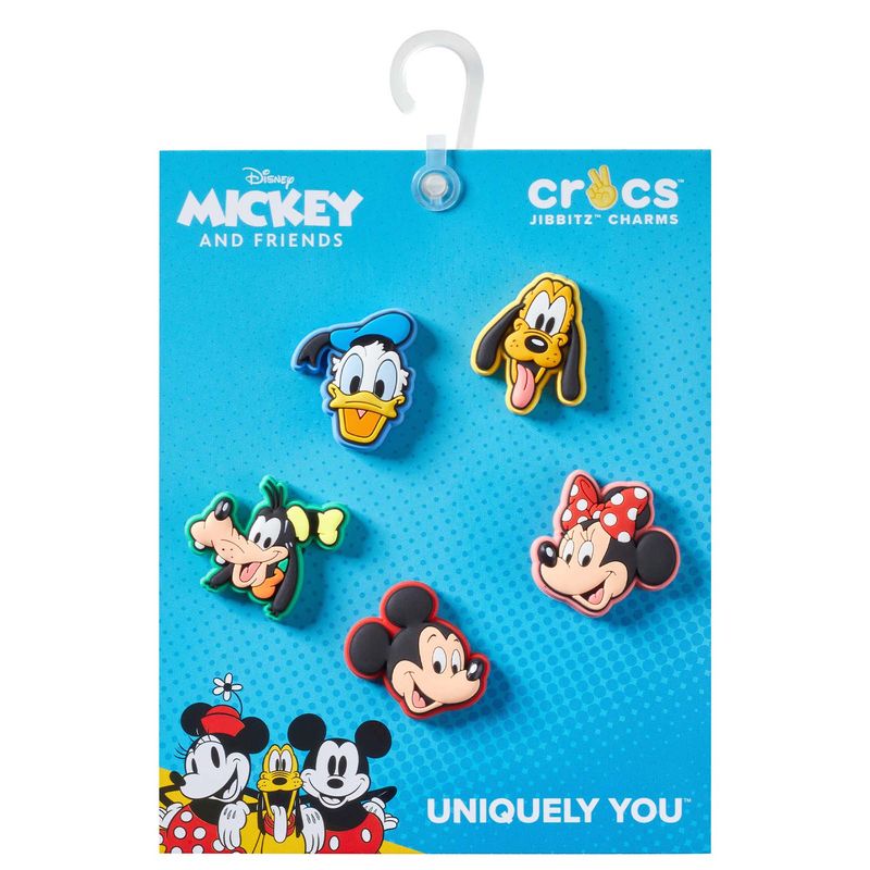 Jibbitz Amigos de Mickey Pack 5 Blanco Crocs
