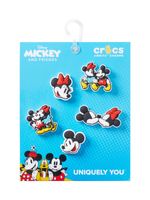 Jibbitz-Minnie-y-Mickey-Pack-5Blanco-Crocs