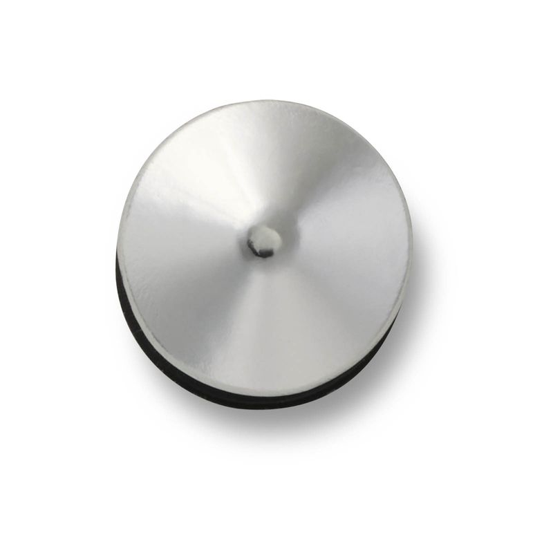 Jibbitz Stud Indie Plateado Negro Crocs