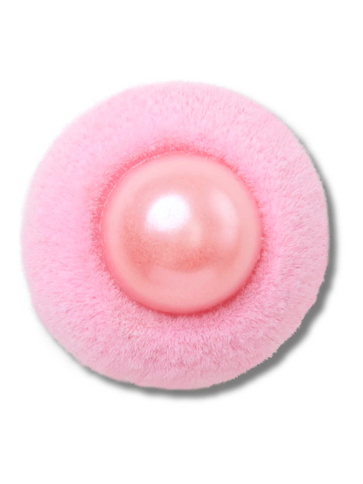 Jibbitz Perla Rosada Terciopelo SMT Rosado Crocs