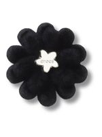 Jibbitz-Flor-de-Terciopelo-Negro-Negro-Crocs