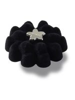 Jibbitz-Flor-de-Terciopelo-Negro-Negro-Crocs