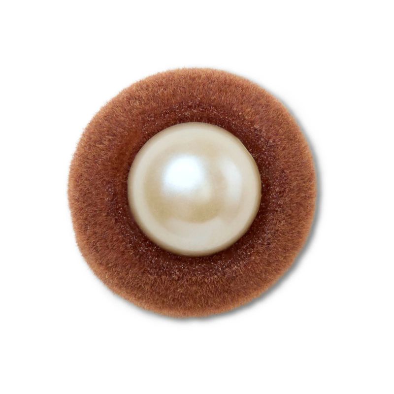 Jibbitz Perla Óxido Terciopelo SMT Café Crocs