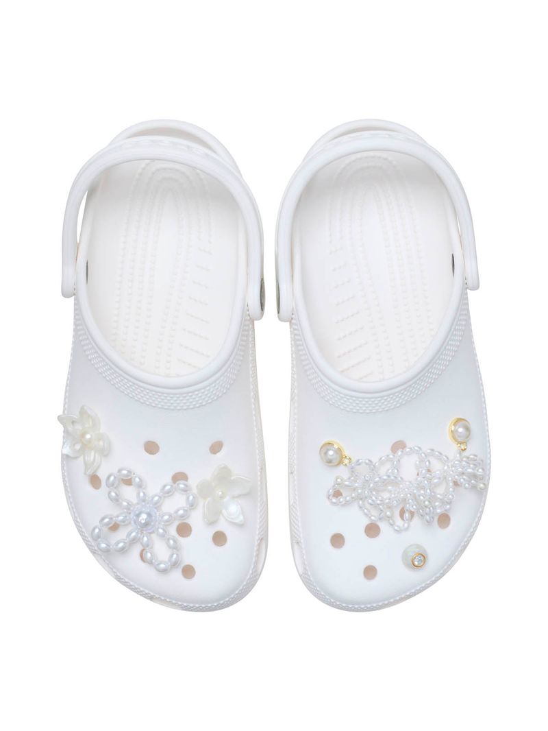 Jibbitz-Perlas-Blancas-Pack-5-Plateado-Crocs