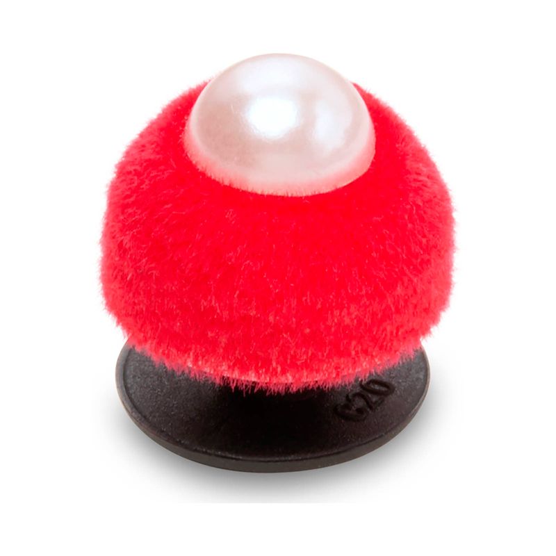 Jibbitz Perla Roja Terciopelo SMT Rojo Crocs