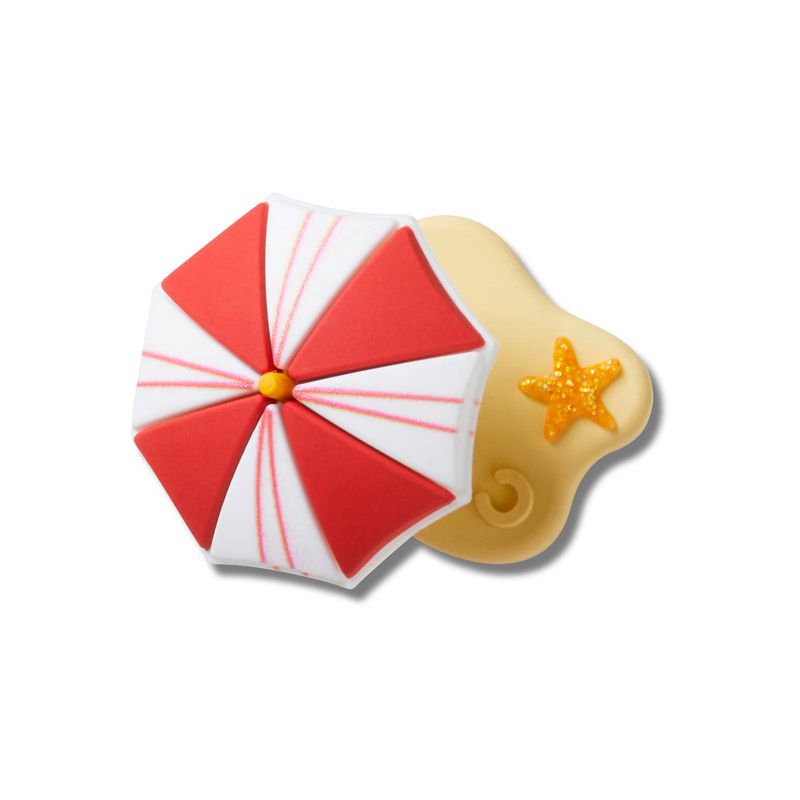 Jibbitz Sombrilla de Playa Navideña 3D Café Crocs