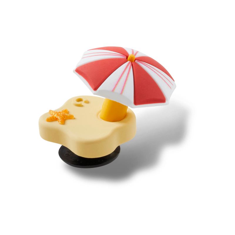 Jibbitz Sombrilla de Playa Navideña 3D Café Crocs