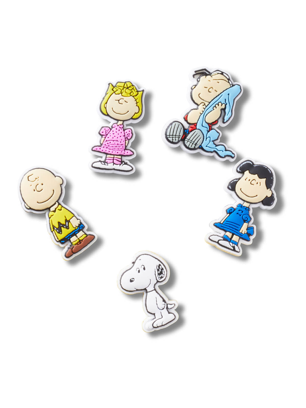 Jibbitz Snoopy y Amigos Pack 5 Blanco Crocs